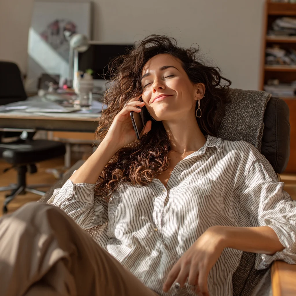 Recruiter celebrating successful placement using Augtal LinkedIn sourcing plugin for 1-click candidate import and AI matching